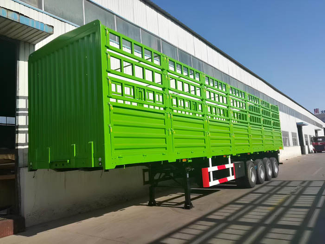 4 Axles 80 Tons Fence Cargo Trailer