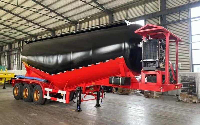 Bulk Cement Trailer Working Principle