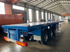 3 axles flatbed tractor trailer 
