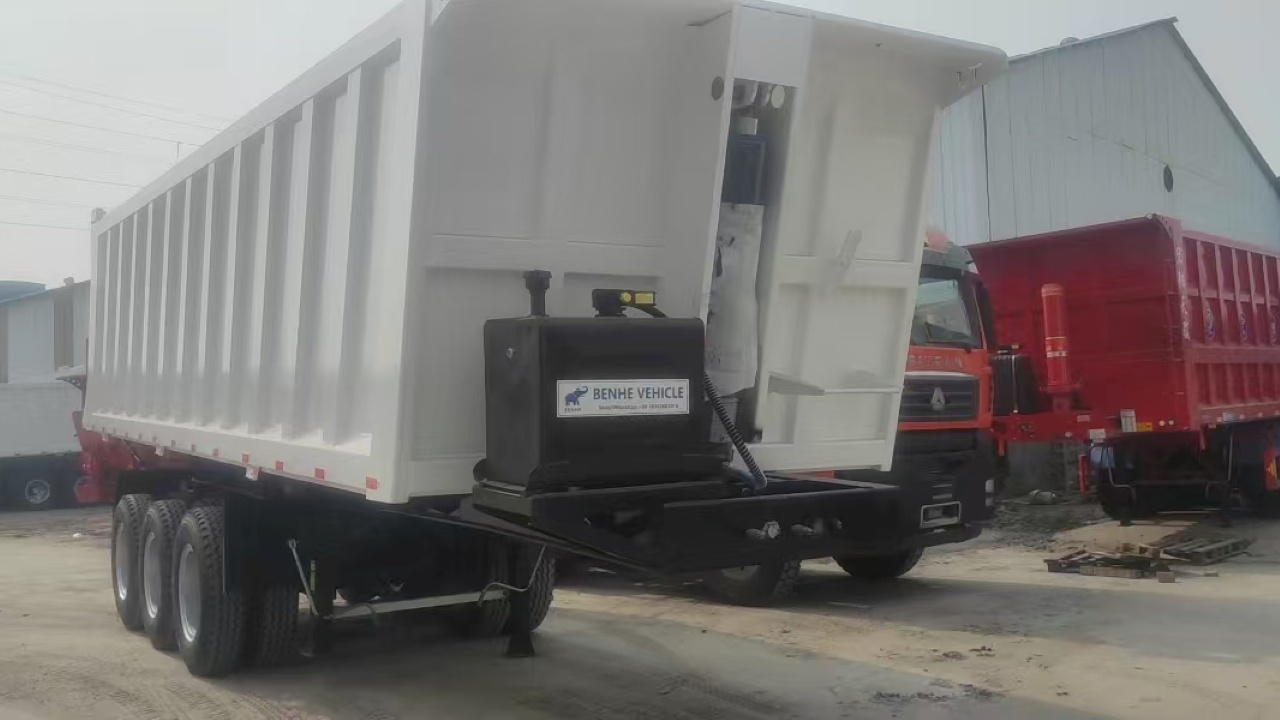 3 Axles Dump Semi Trailer 