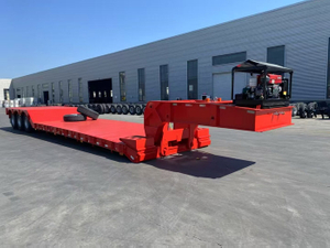 60 Tons Detachable Gooseneck Lowbed Trailer