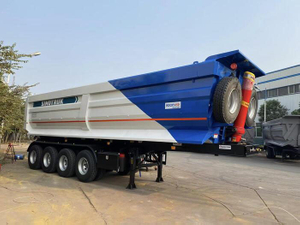 4 Axles 80 Tons Dump Trailer