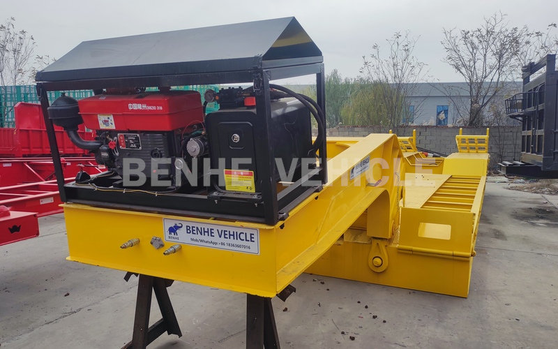 2 Axles Removale Drop Neck Lowboy Trailer Will Be Sent To Guyana