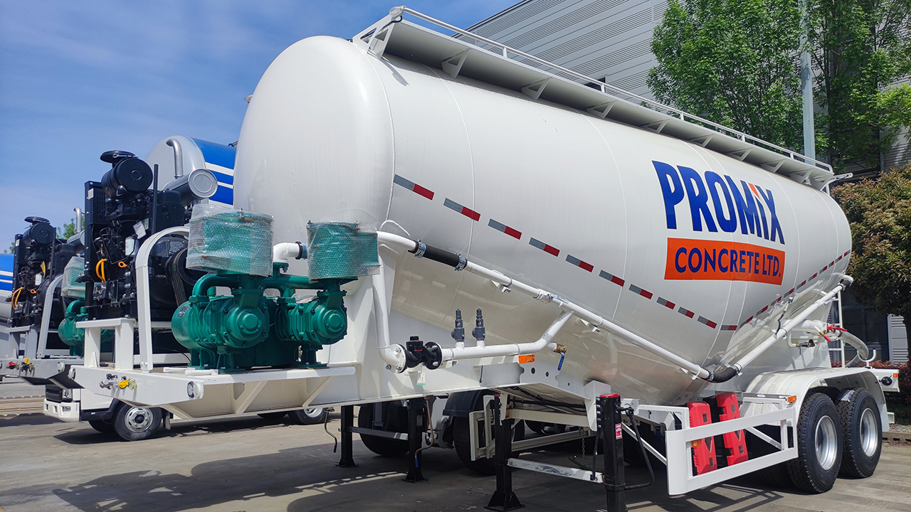 2 axles 30CBM Cement Bulker Trailer
