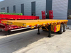 2 axles flatbed trailer 