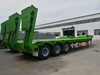 Lowbed Truck Trailer with Side Extensions