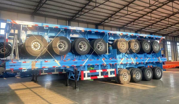 50 tons cargo fence semi trailer shipment