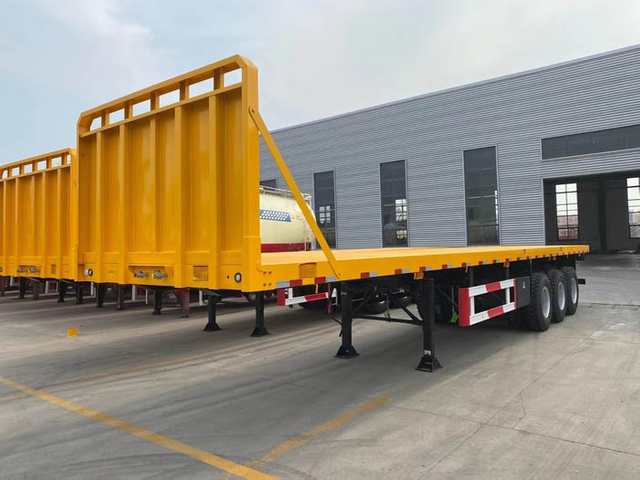 40ft Container Flatbed Trailer With Front Board
