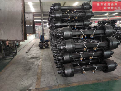 Low bed truck trailer alxe