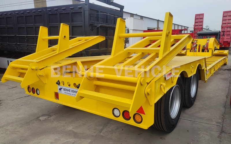 excavator lowbed trailer